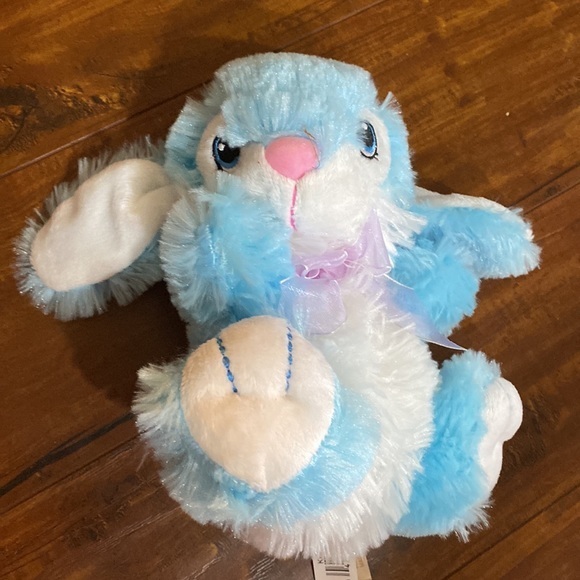 dan dee Other - DanDee super soft blue Easter‎ Bunny Plush Rabbit